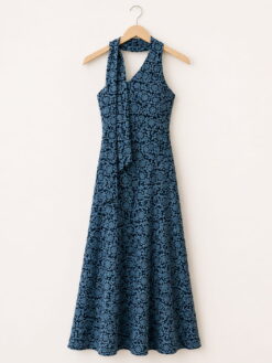 Vestido midi asimétrico estampado - Imagen 3
