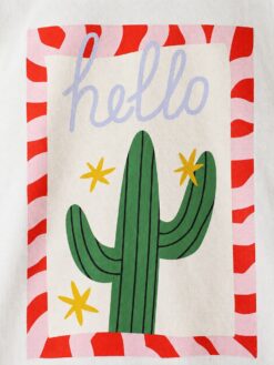 Camiseta cactus hello - Imagen 2