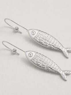 Pendientes sardina acero - Imagen 2