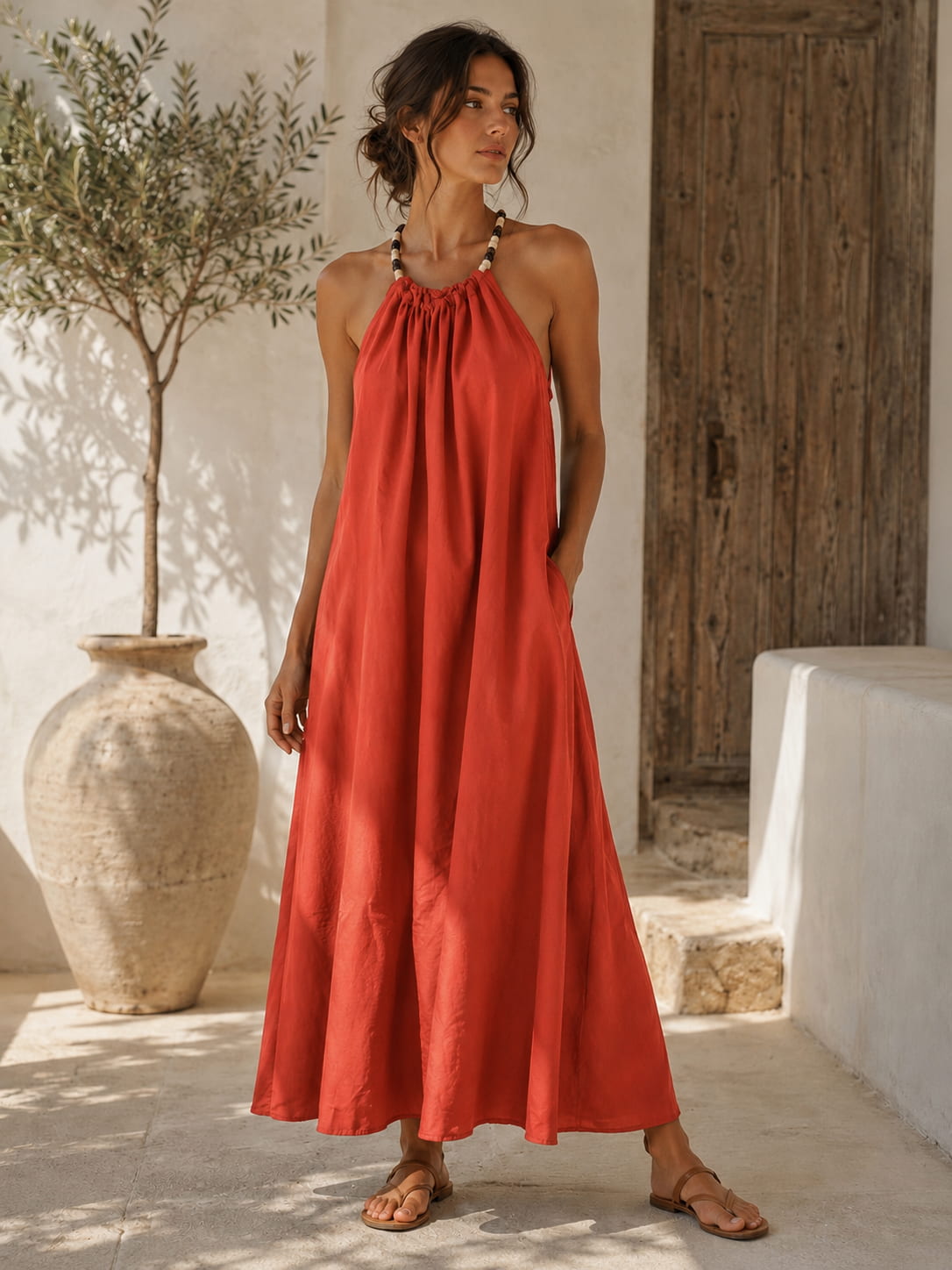 Vestido Zahara Collar